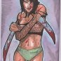 HACK/SLASH CASSIE SKETCH CARD JOSHUA FLOWER 5FINITY