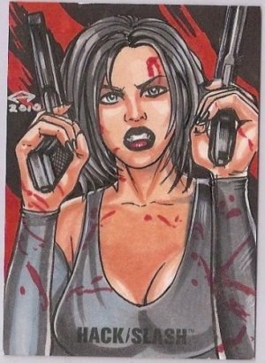 HACK/SLASH CASSIE SKETCH CARD ANTHONY HOCHREIN 5FINITY