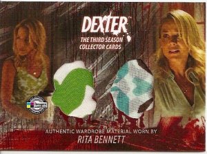 DEXTER THIRD SEASON RITA BENNETT DUEL COSTUME CARD D3-C7