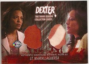 DEXTER THIRD SEASON MARIA LAGUERTA DUEL COSTUME CARD D3-C11