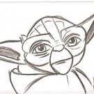 2010 STAR WARS RISE OF THE BOUNTY HUNTERS YODA SKETCH JASON HUGHES