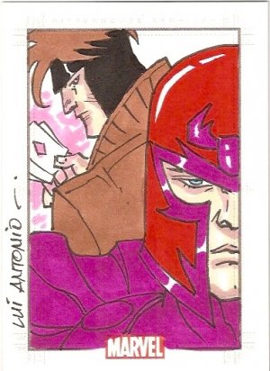 2010 MARVEL HEROES VILLAINS SKETCH CARD LUI ANTONIO