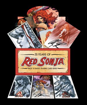 RED SONJA 35TH ANNIVERSARY TRADING CARDS SEALED BOX