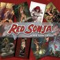 RED SONJA PREMIERE BASE SET 72 TRADING CARDS + WRAPPER
