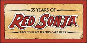 RED SONJA 35TH BACK TO BASICS TRADING CARDS BASE SET + WRAPPER
