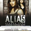 ALIAS SEASON 4 TRADING CARDS UNOPENED PACK