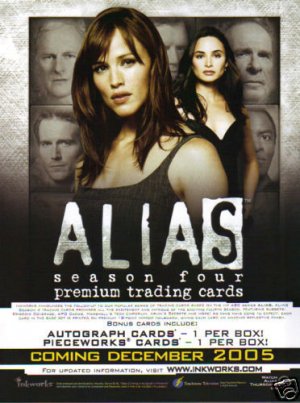 ALIAS SEASON 4 TRADING CARDS UNOPENED PACK
