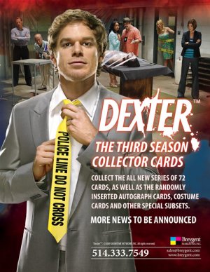 DEXTER THE THIRD SEASON TRADING CARDS UNOPENED PACK