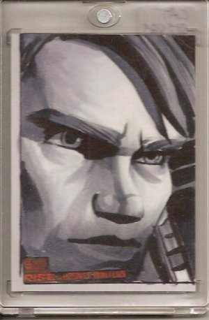 STAR WARS RISE BOUNTY HUNTERS SKETCH CARD CAT STAGGS