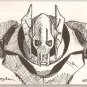 SW CLONE WARS WIDEVISION HAYDEN DAVIS HOBBY SKETCH CARD