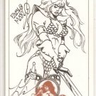 RED SONJA 35TH ANN PABLOS MARCOS SKETCH CARD 86/150