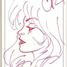 RED SONJA PREMIERE CAESAR RODRIGUEZ SKETCH CARD - RED