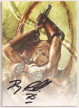 RED SONJA 35TH ANNIVERSARY DOUG AARNIOKOSKI AUTOGRAPH