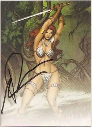 RED SONJA 35TH ANNIVERSARY ROBERT RODRIGUEZ AUTOGRAPH