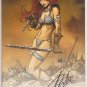 RED SONJA 35TH ANNIVERSARY STAN LEE AUTOGRAPH CARD