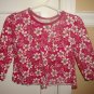 Children's Place Red floral longsleeve tee girls 24mos.