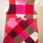 Children's Place Patchwork Velour Dress girls 18mos.