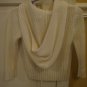 Cherokee Ivory ribbed sweater cardigan girls 24mos.