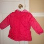 Girls Reversible Pink Quilted Coat w/Hood  24mos.