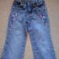Jeans w/purple embroidery Girls 2T