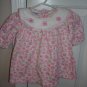 Girls New Potatoes 2-piece pink floral outfit  3mos.