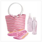 Strawberry Scented Bath Set