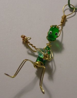 Guitar man necklace