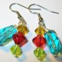 Kaleidoscope necklace and earrings