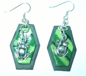 Frog earrings