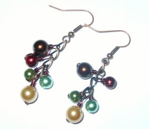 Earth Tone Fall earrings