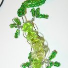 Lizard on nylon necklace