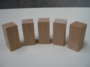 Bottle Top Turning Blanks - Hevea Wood - Rubberwood - Parawood - Kiln Dried