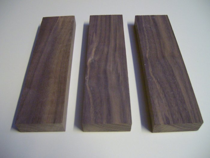 Black Walnut Blocks / BlanksSize 9" x 2 3/8" x 7/8" ( 230mm x 62mm x