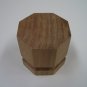 Cabinet Feet / Legs - Iroko - Octagon Shape - 2 5/8" x 2 11/16" x 2 11/16" ( 66mm x 68mm x 68mm )