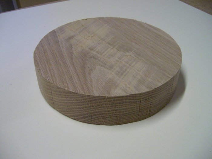 Oak Bowl Blank/Oak Turning Blank/2" Bowl Blank/9" Oak Bowl Blank9" x 2