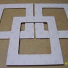 Picture Frames Rectangular- x 3-MDF-Decorated-Double Sided-6" x 5" x 1/8" (152mm x 127mm x 3mm)