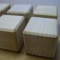 Wood Cubes/Wooden Blocks/Chamfered Blocks/Poplar Wood/2" x 2" x 2" (51mm x 51mm x 51mm)