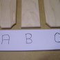 Door Plaque/Sign/Pyrography Blank/Blank Maple Sign - 7 7/8" x 2" x 5/16"  ( 200mm x 50mm x 8mm )