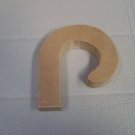 Walking Stick Handle Blank / Iroko / Carving-5 7/8" x 5 1/8" x 1 1/16" ( 150mm x 130mm x 27mm )