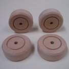 Wooden Wheels /Beech Wheels/ Wheels For Models - 2  x 3/4"  ( 50mm x 20mm )