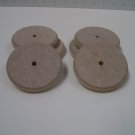 Wooden Discs / Wooden Wheels / Wheels For Model / Chamfered - 2 15/16" x 1/2"  ( 74mm x 12mm )