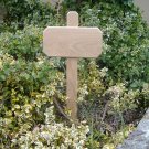 Wooden Garden Sign/ Yard Sign Blank/Yard and Garden Sign-23 1/2" High ( 600mm )