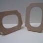 Unfinished Picture Frames MDF/ Oval/Rebated for Glass/8" x 6" x 1/2" thick  ( 204mm x 154mm x 12mm )