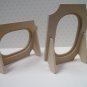 Unfinished Picture Frames MDF/ Oval/Rebated for Glass/8" x 6" x 1/2" thick  ( 204mm x 154mm x 12mm )