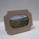 Unfinished Picture Frames MDF/ Oval/Rebated for Glass/8" x 6" x 1/2" thick  ( 204mm x 154mm x 12mm )