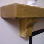 Mantel Shelf with Corbels-Stove-Pine-Rustic Mantle-54" x 5 3/4" x 2 3/4" (1370mm x 145mm x 70mm)