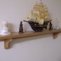 Mantel Shelf with Brackets-Stove Shelf-MDF Shelf 48" x 7" x 1" (1220mm x 180mm x 25mm)
