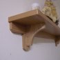 Mantel Shelf with Brackets-Stove Shelf-MDF Shelf 48" x 7" x 1" (1220mm x 180mm x 25mm)