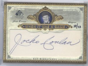 Jocko Conlan CUT AUTO