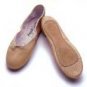 Leather ballet shoe